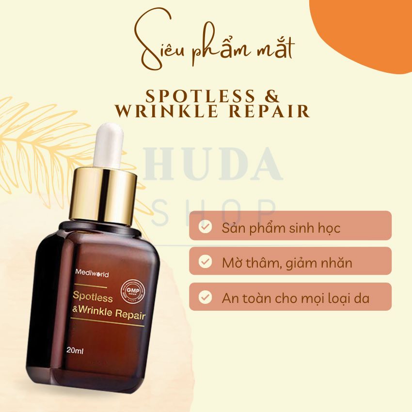 Serum Mediworld Spotless & Wrinkle Repair trẻ hóa xoá nhăn mờ thâm mắt