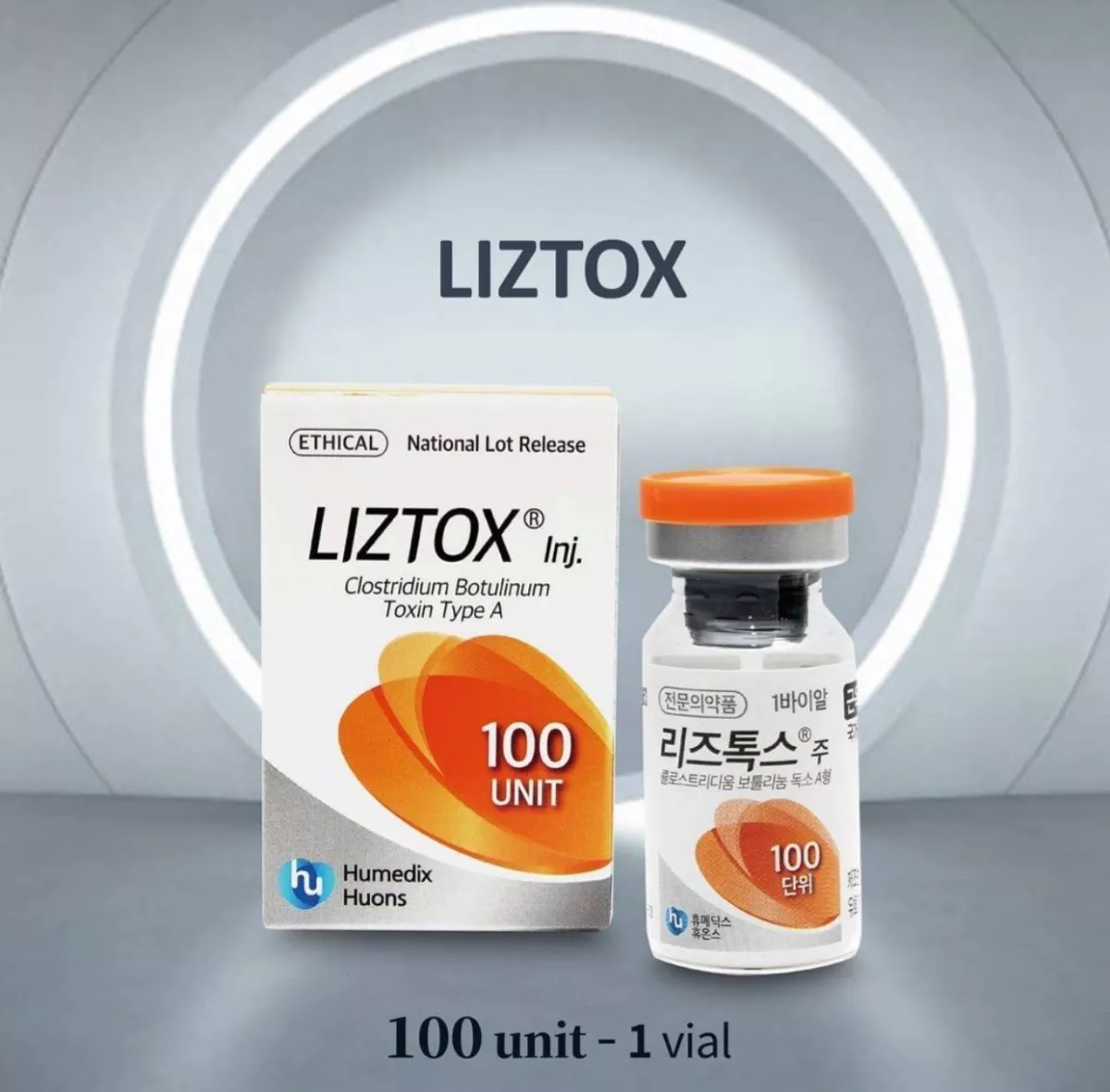 Botox Liztox 100 Units xoá nhăn, khử mùi hôi nách