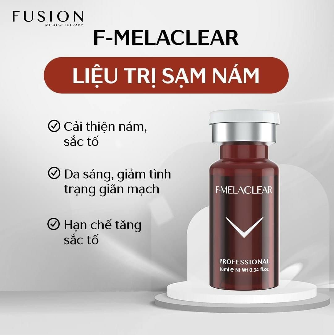 Tinh chất Fusion meso therapy F- Melaclear trị nám, tàn nhang - 10ml