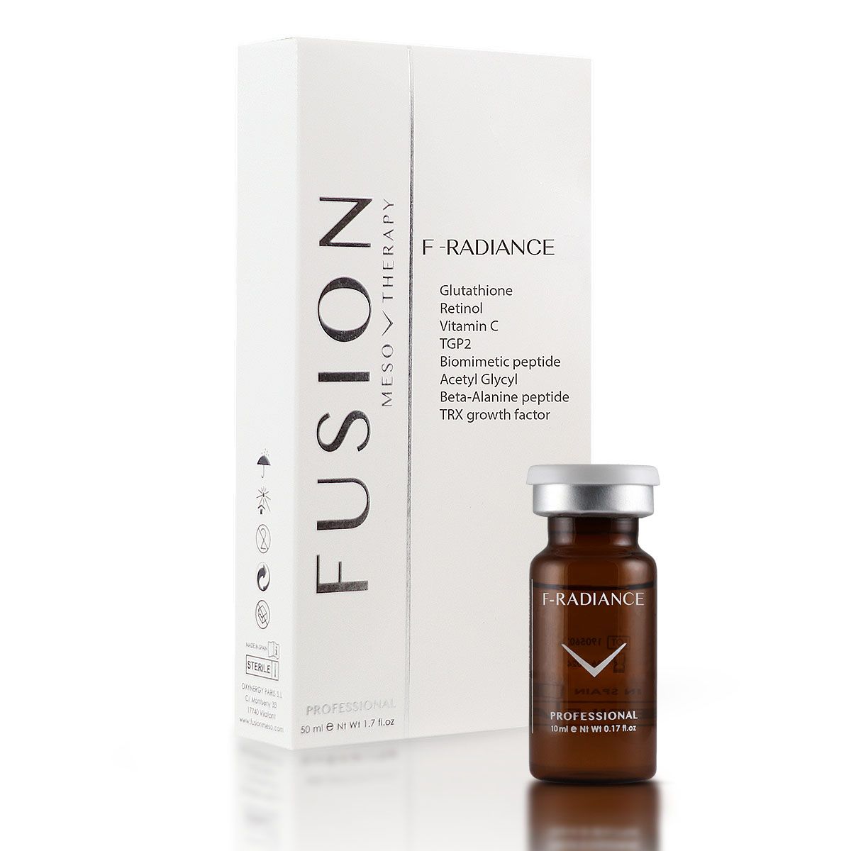 Tinh chất Meso Fusion F - Radiance mờ nám - tàn nhang - thâm mụn