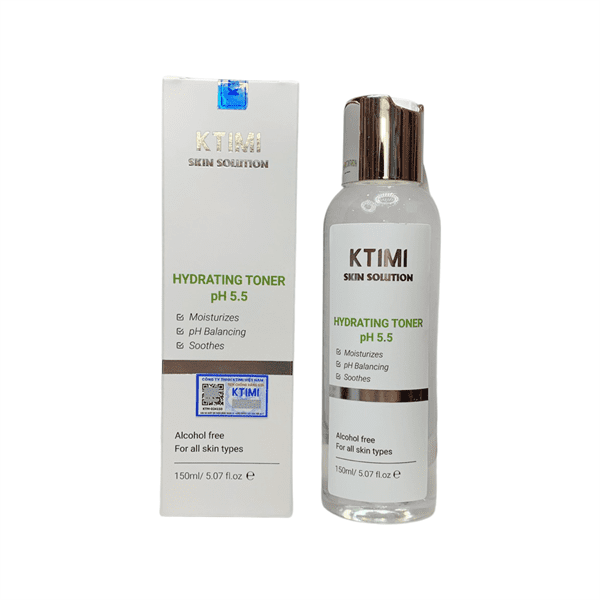 Nước hoa hồng KTIMI Hydrating Toner làm dịu và cân bằng độ pH cho da