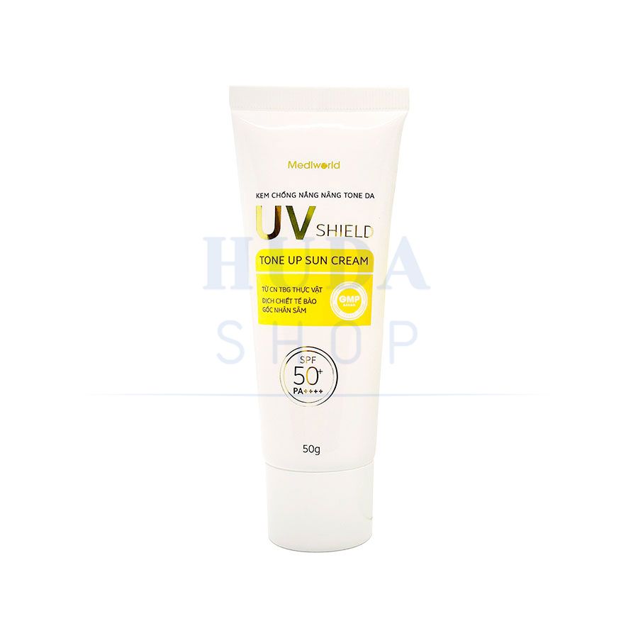 Kem chống nắng UV Shield Tone Up Sun Cream make up bảo vệ da