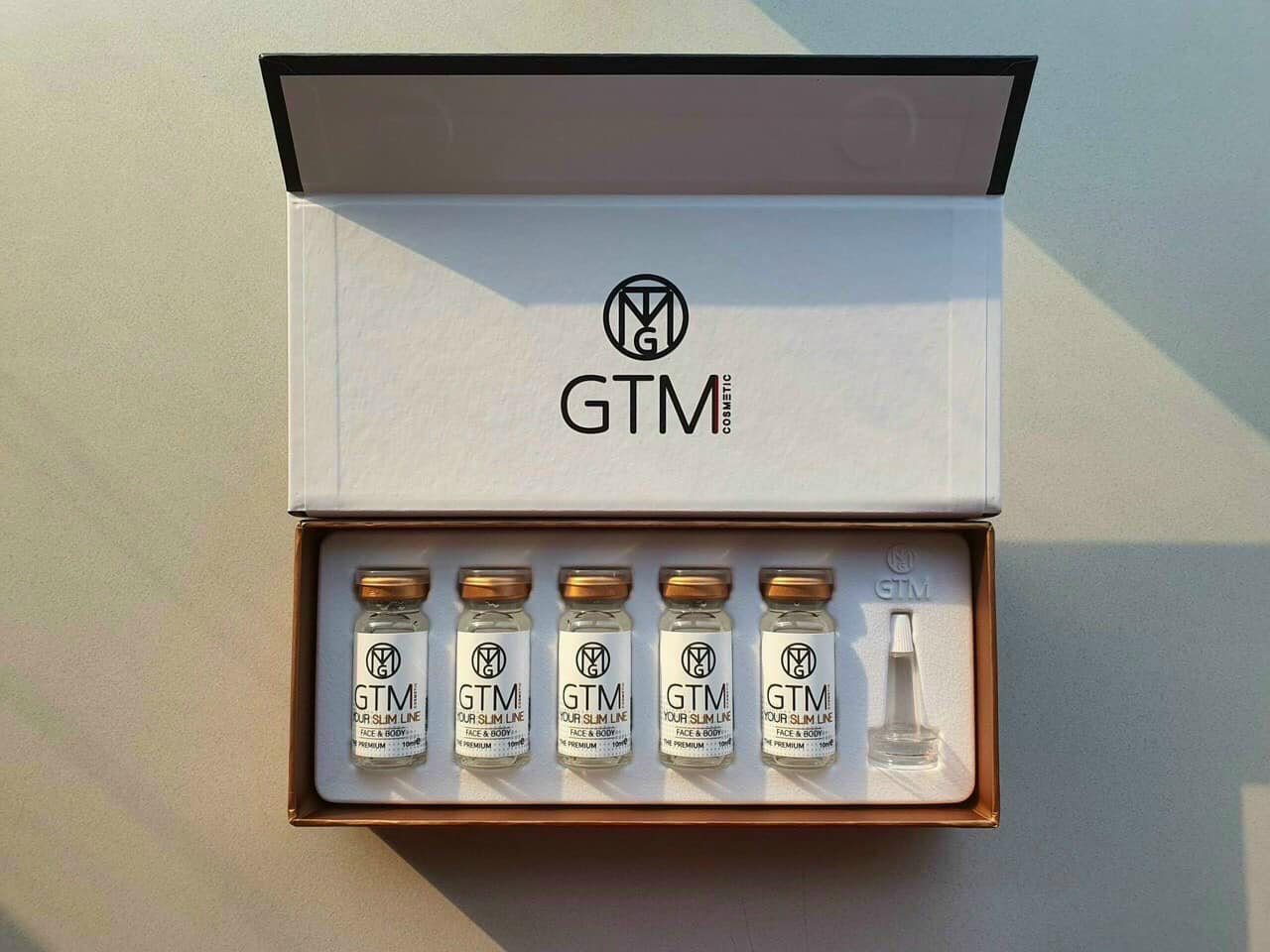 Tinh chất tan mỡ bụng giảm béo GTM Your slim line 5 x 10ml Gold Cell