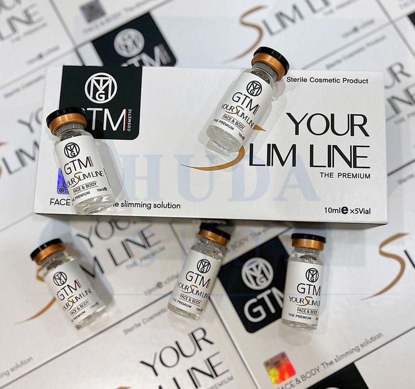 Tinh chất tan mỡ bụng giảm béo GTM Your slim line 5 x 10ml Gold Cell