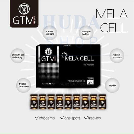 Tinh chất mờ nám GTM Melacell 10 x 3.5ml Gold Cell