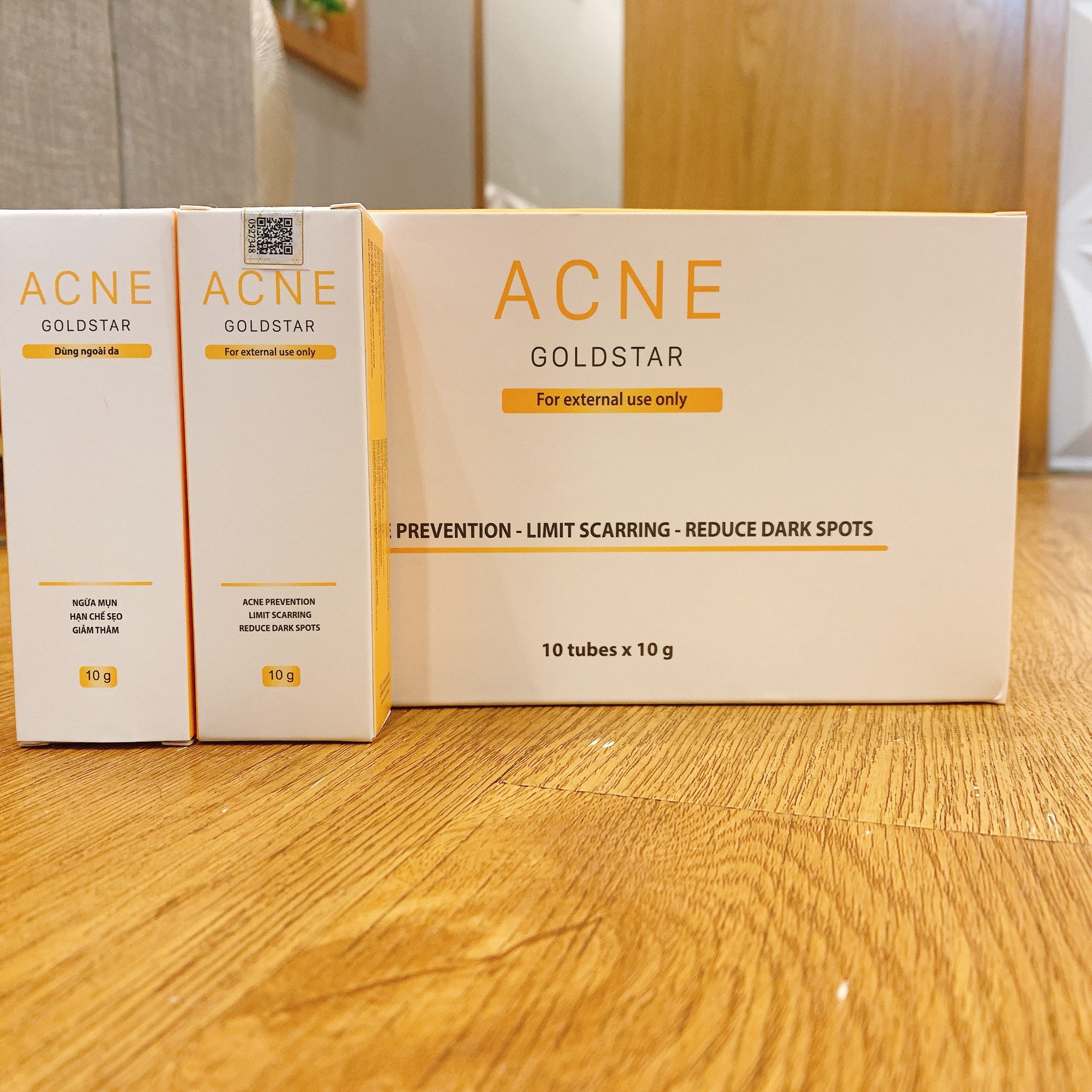 Kem Trị Mụn Mediworld Acne Goldstar hỗ trợ chăm sóc và xử lý các loại mụn