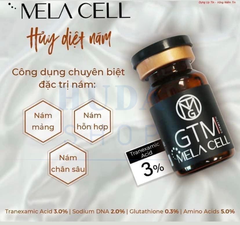 Tinh chất mờ nám GTM Melacell 10 x 3.5ml Gold Cell