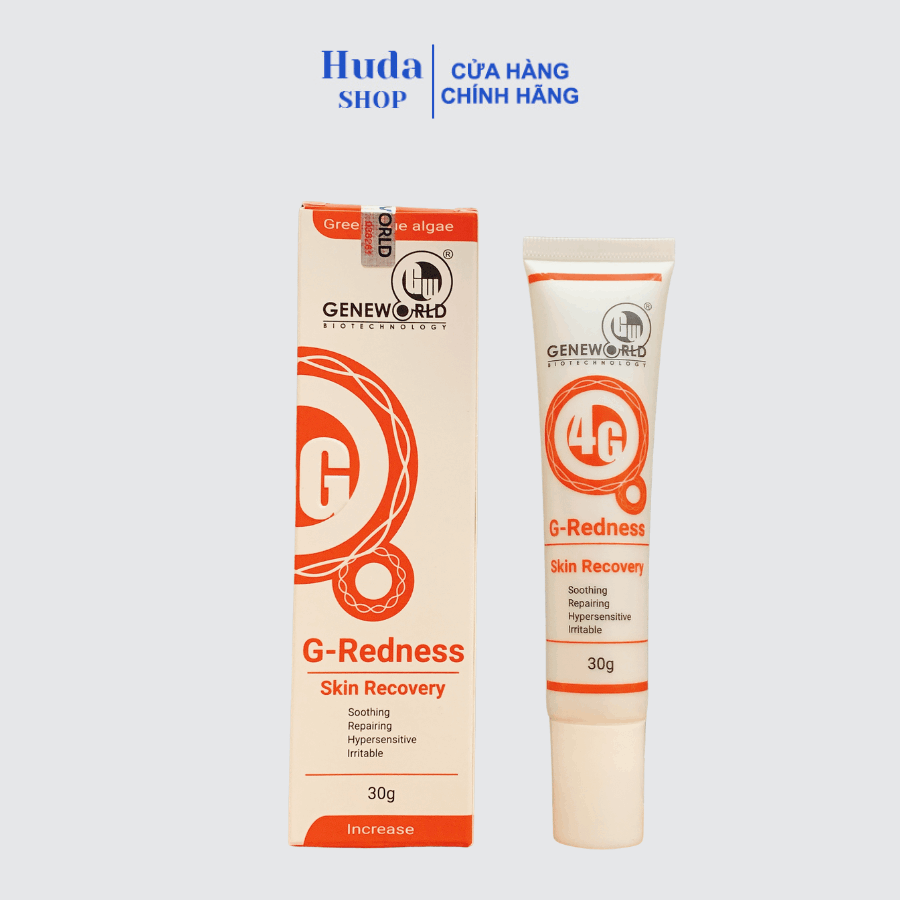 Serum hỗ trợ làm dịu da, phục hồi tổn thương da sau xâm lấn G - Redness Geneworld  30g