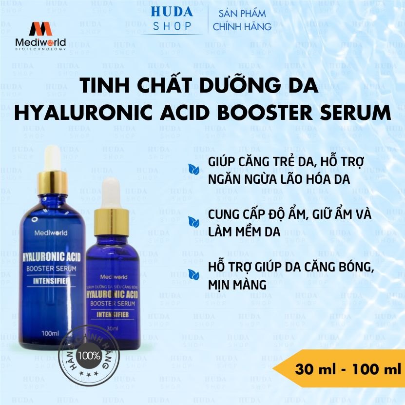 Serum cấp ẩm Mediworld Hyaluronic Acid Booster