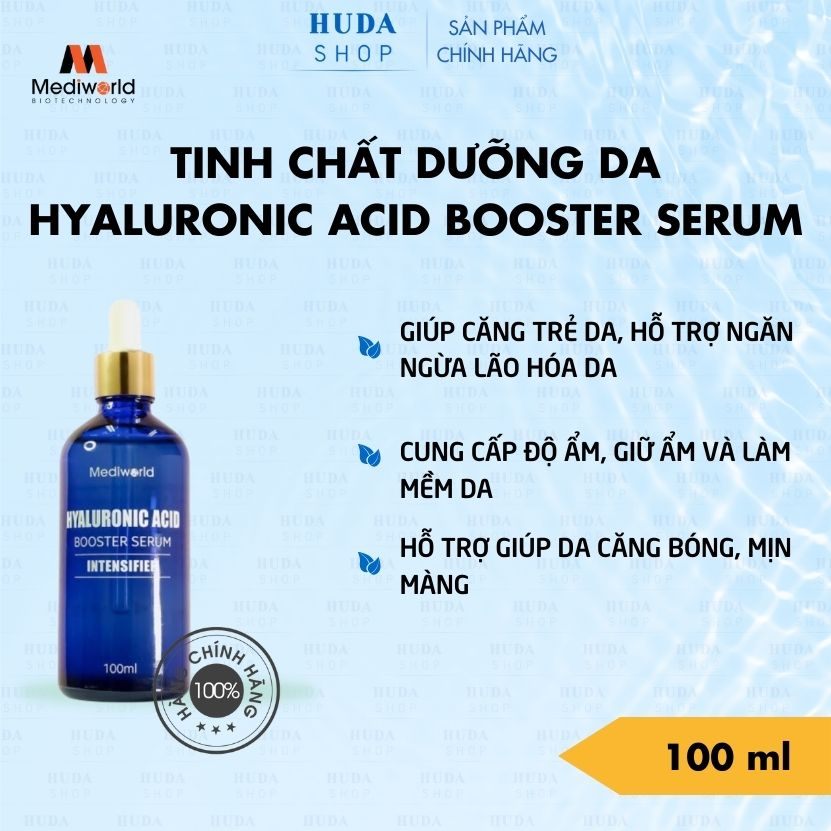 Serum cấp ẩm Mediworld Hyaluronic Acid Booster