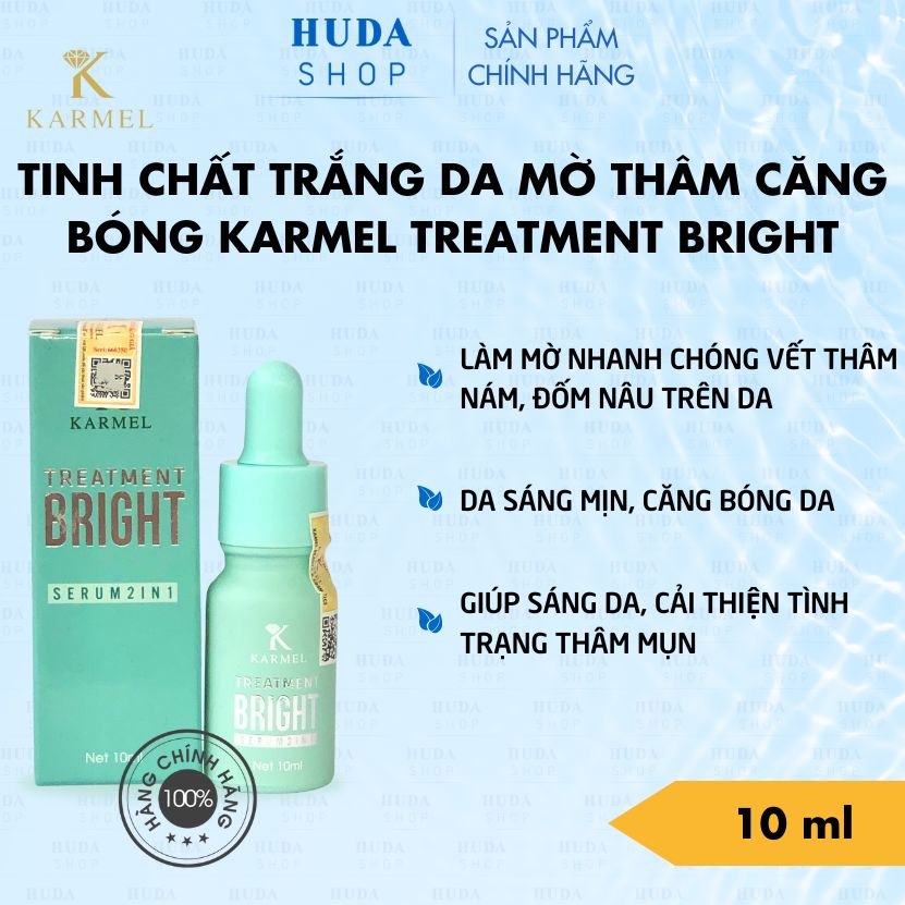 Serum sáng da Karmel 10ml mờ thâm mụn, nám, đốm nâu đều màu da