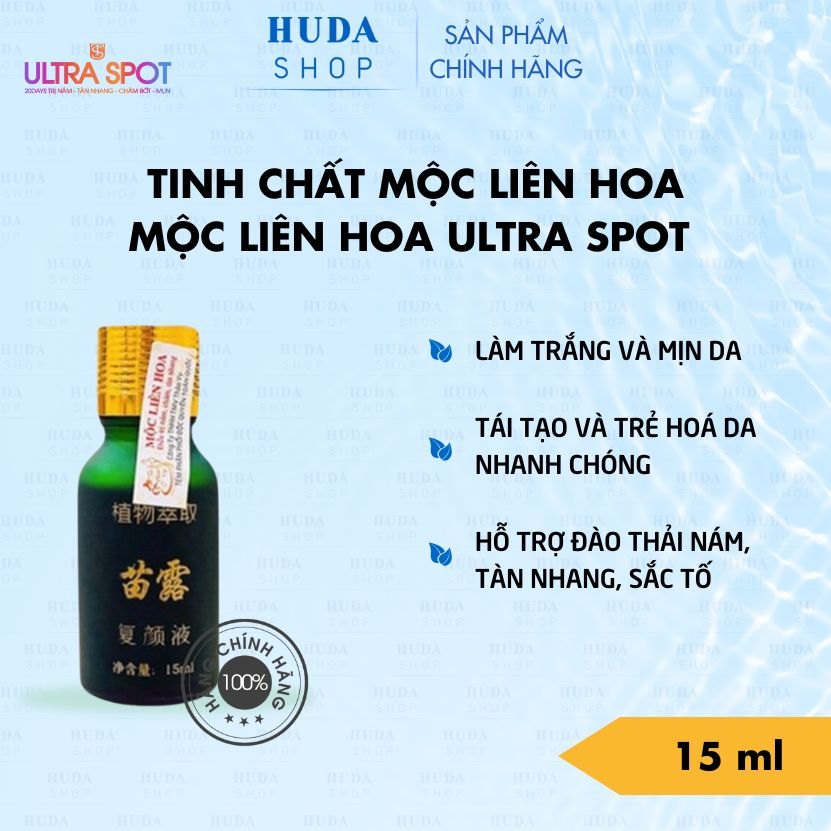 Mộc Liên Hoa Ultra Spot - Tinh chất mờ nám, tàn nhang chính hãng