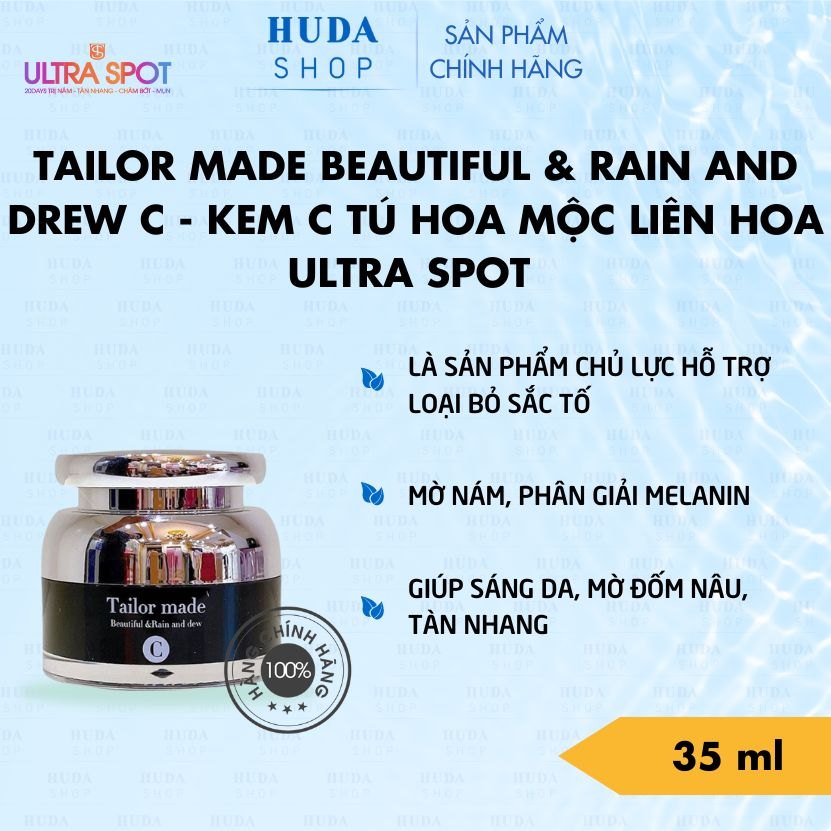 Kem C Tú Hoa Tailor Made Mộc Liên Hoa Ultra Spot 35gr