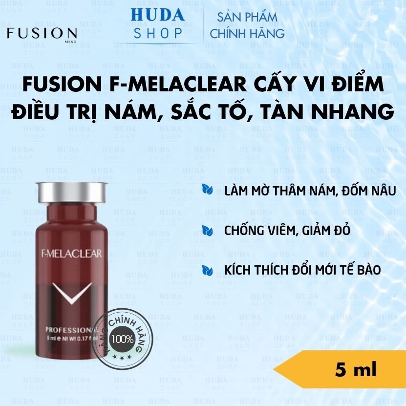 Tinh chất Fusion meso therapy F- Melaclear trị nám, tàn nhang - 10ml