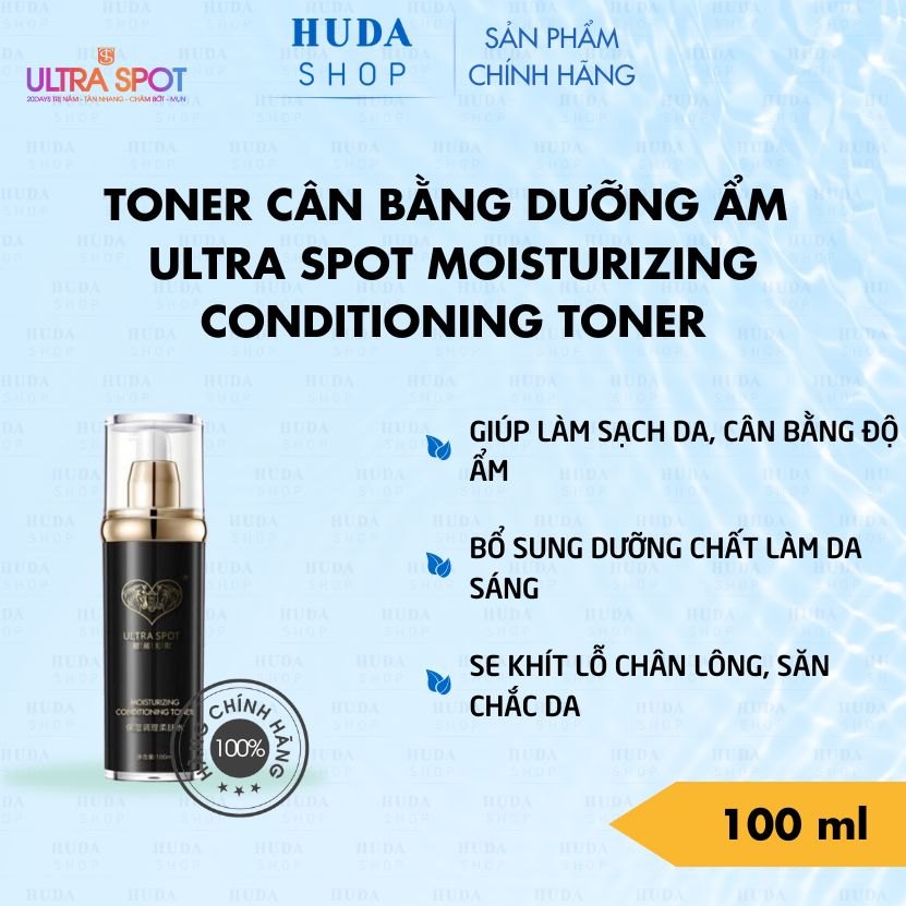 Toner cân bằng da Mộc Liên Hoa Ultra Spot chính hãng 100ml