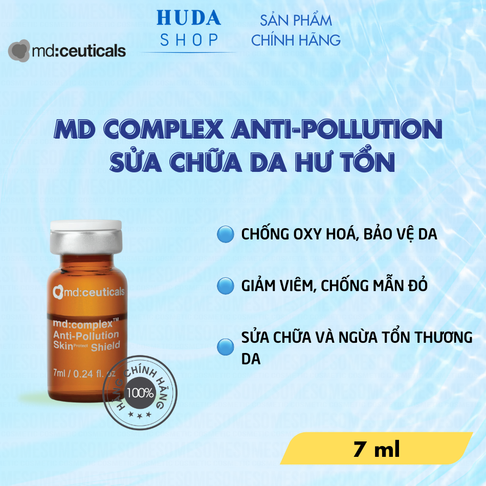 Meso phục hồi da Md:Complex Anti-Pollution Skin Protect Shield MD: Ceuticals 7ml