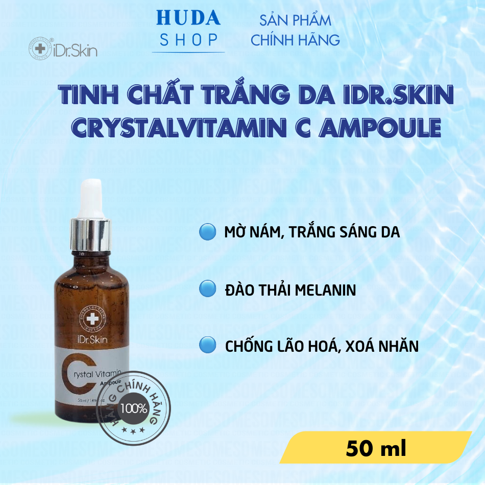 Serum trắng sáng da Idr.Skin Crystal Vitamin C Ampoule 50ml