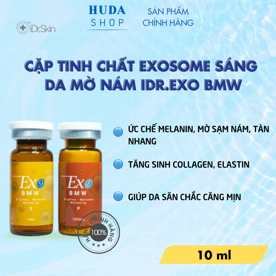 Cặp tinh chất trắng da, mờ nám Idr.Skin iDr.Exo BMW