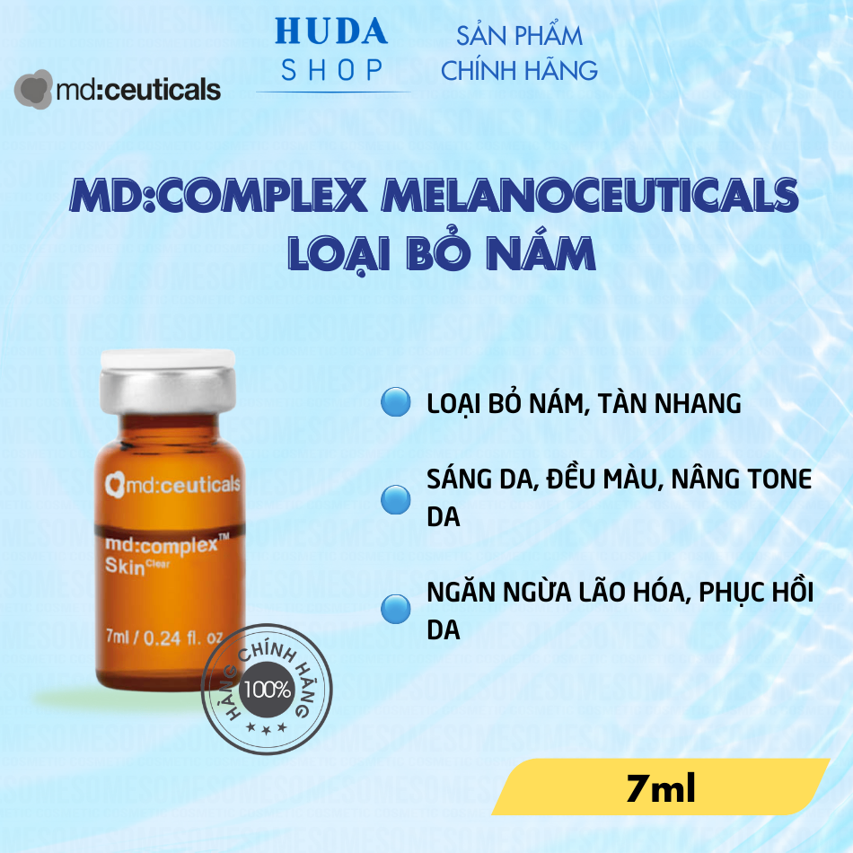 Meso loại bỏ nám Md:Complex Melanoceuticals MD: Ceuticals 7ml