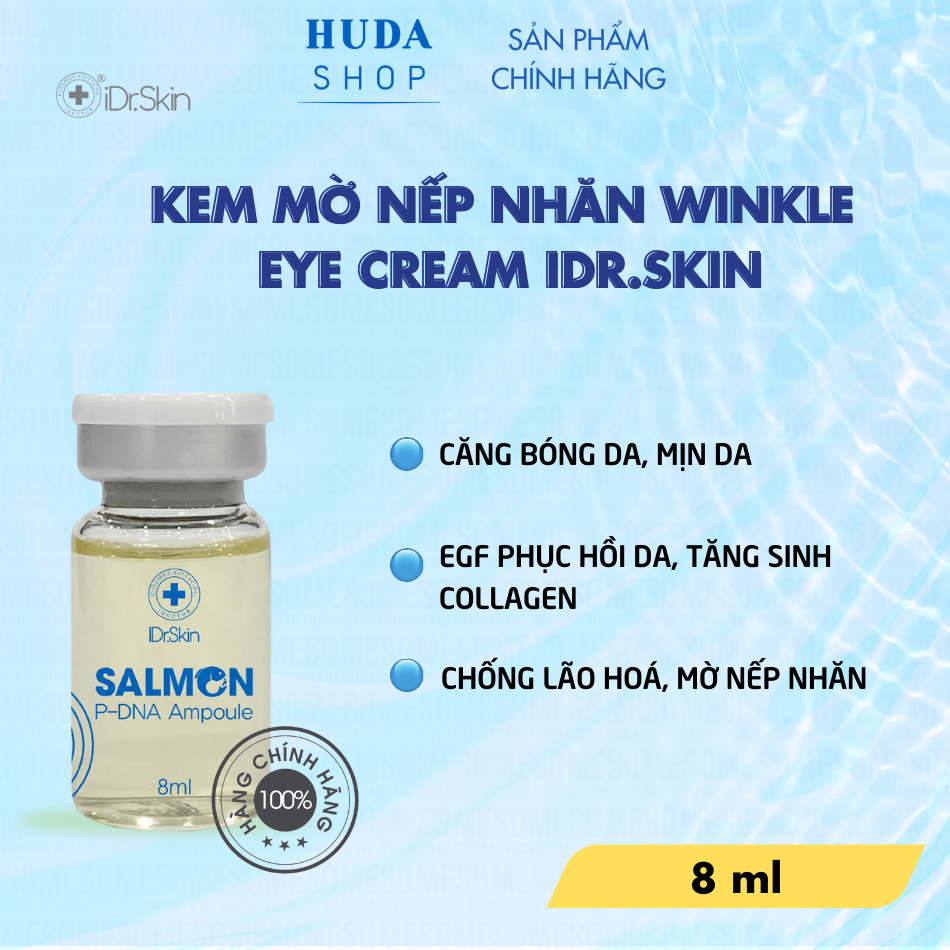 Tế bào gốc cá hồi Idr.Skin Salmon P-DNA Ampoule