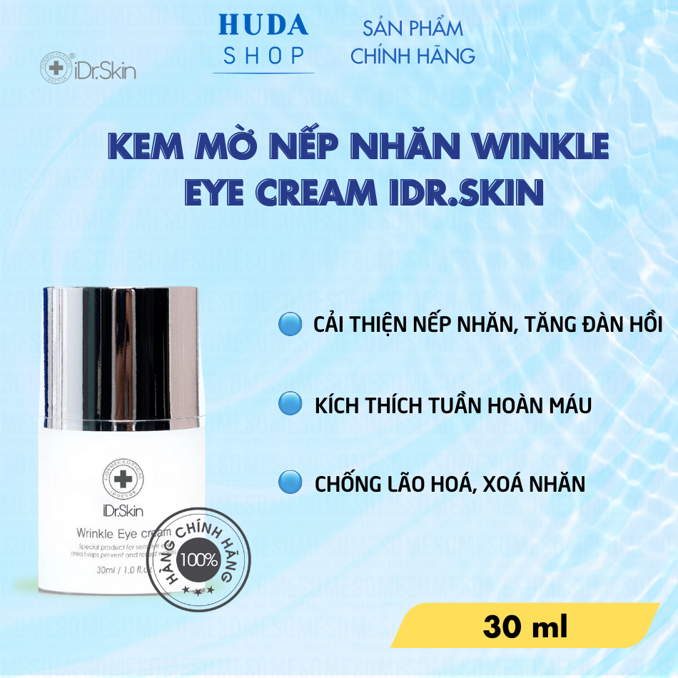 Kem xoá nhăn mờ thâm Idr.Skin Wrinkle Eye Cream