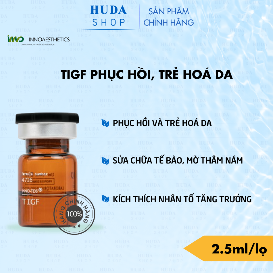 Meso Innoathestics TIGF phục hồi, trẻ hoá da