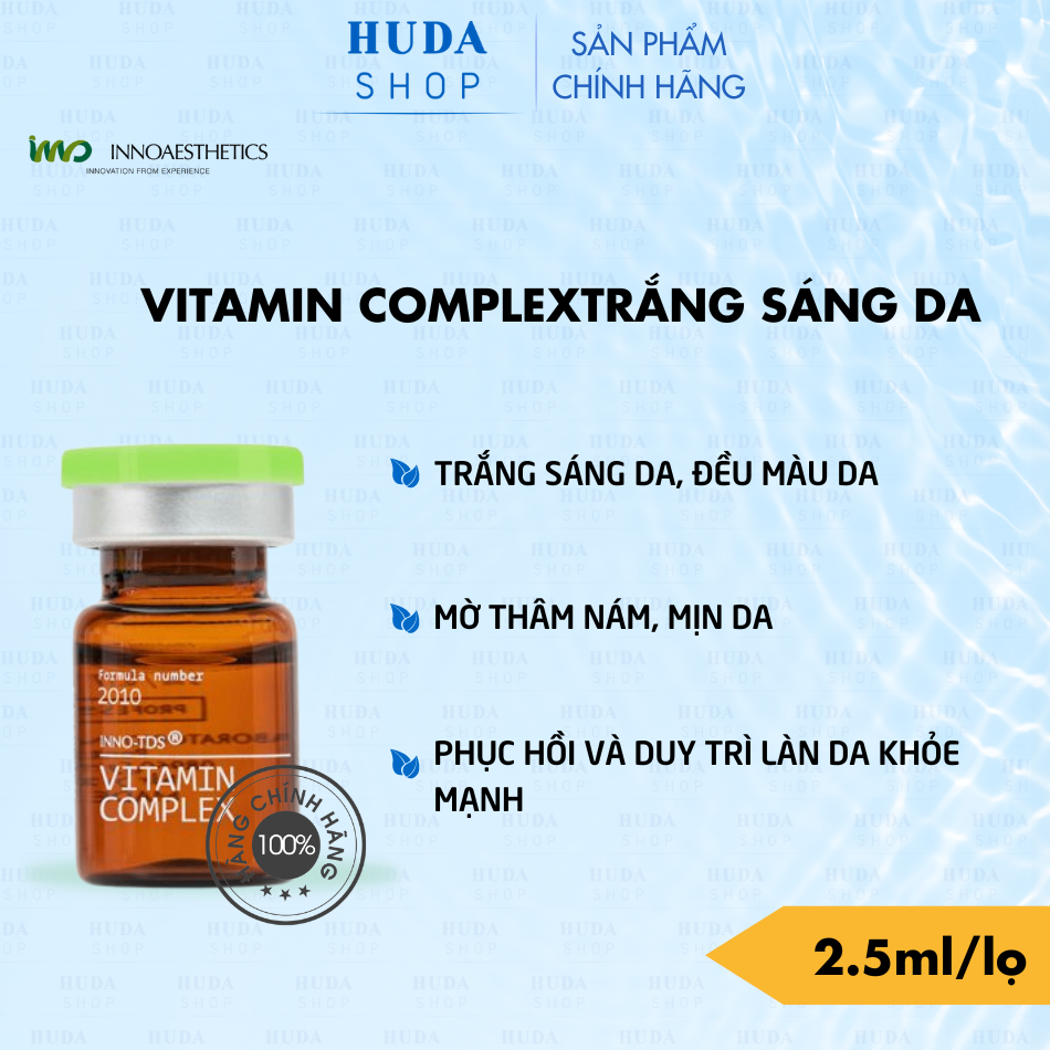 Meso Innoathestics VITAMIN COMPLEX trắng sáng, trẻ hoá da