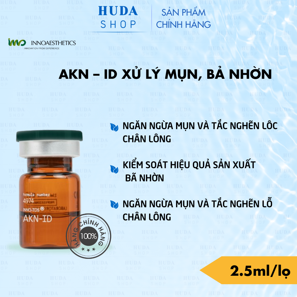 Meso Innoathestics AKN-ID điều trị và ngăn ngừa tổn thương do mụn