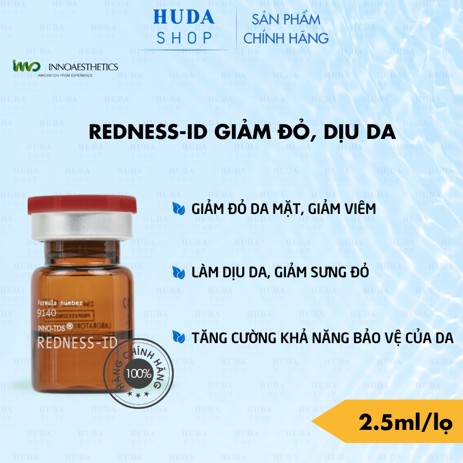 Meso Innoathestics REDNESS-ID giảm đỏ, phục hồi da yếu