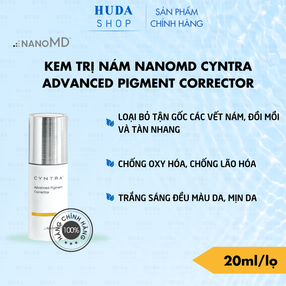 Kem trị nám NanoMD Cyntra Advanced Pigment Corrector