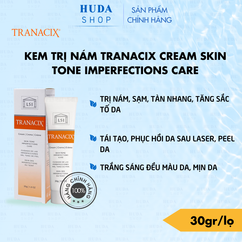 Kem dưỡng mờ nám da Tranacix Crema Facial