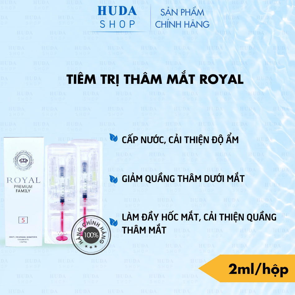 Tinh chất tiêm meso giảm thâm mắt ROYAL