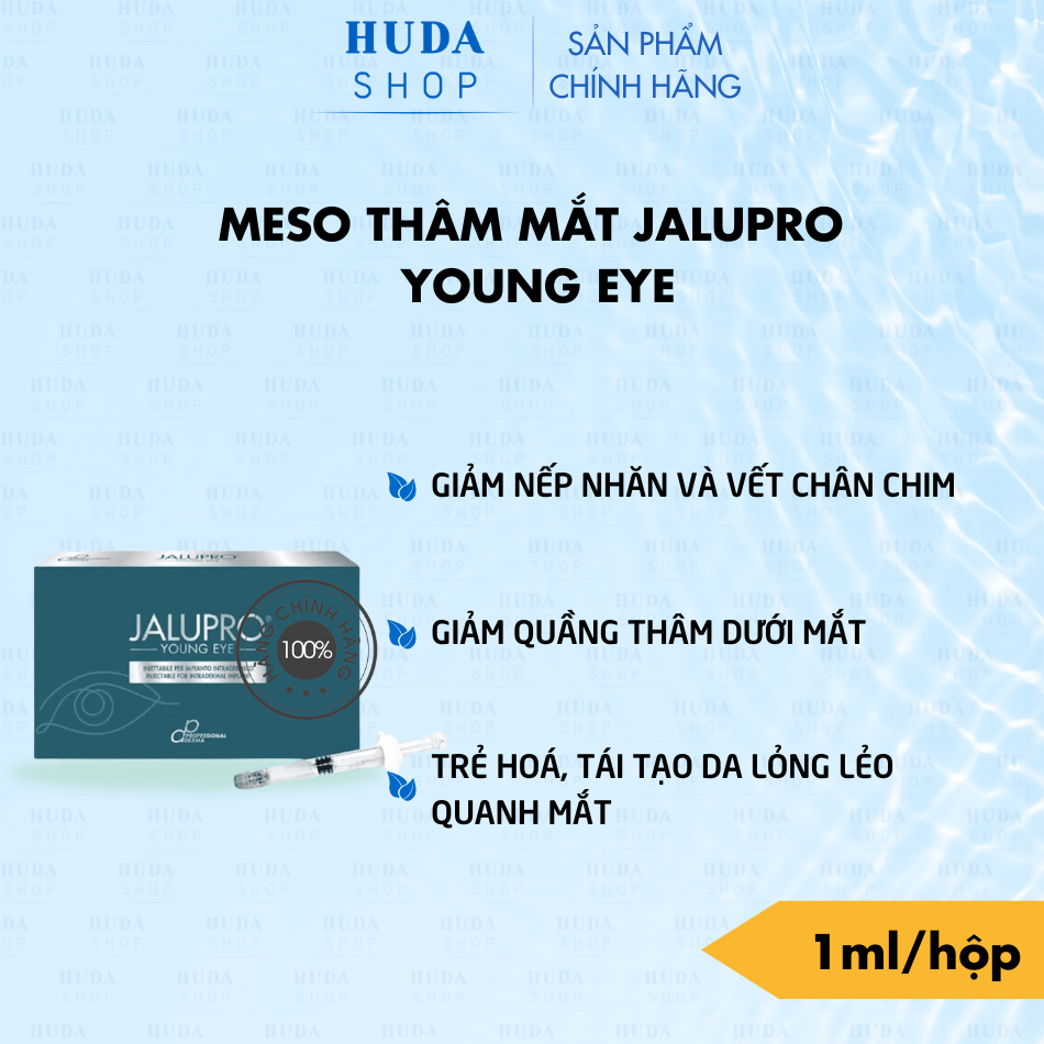 Jaluro young eye tiêm quầng thâm mắt và bọng mắt