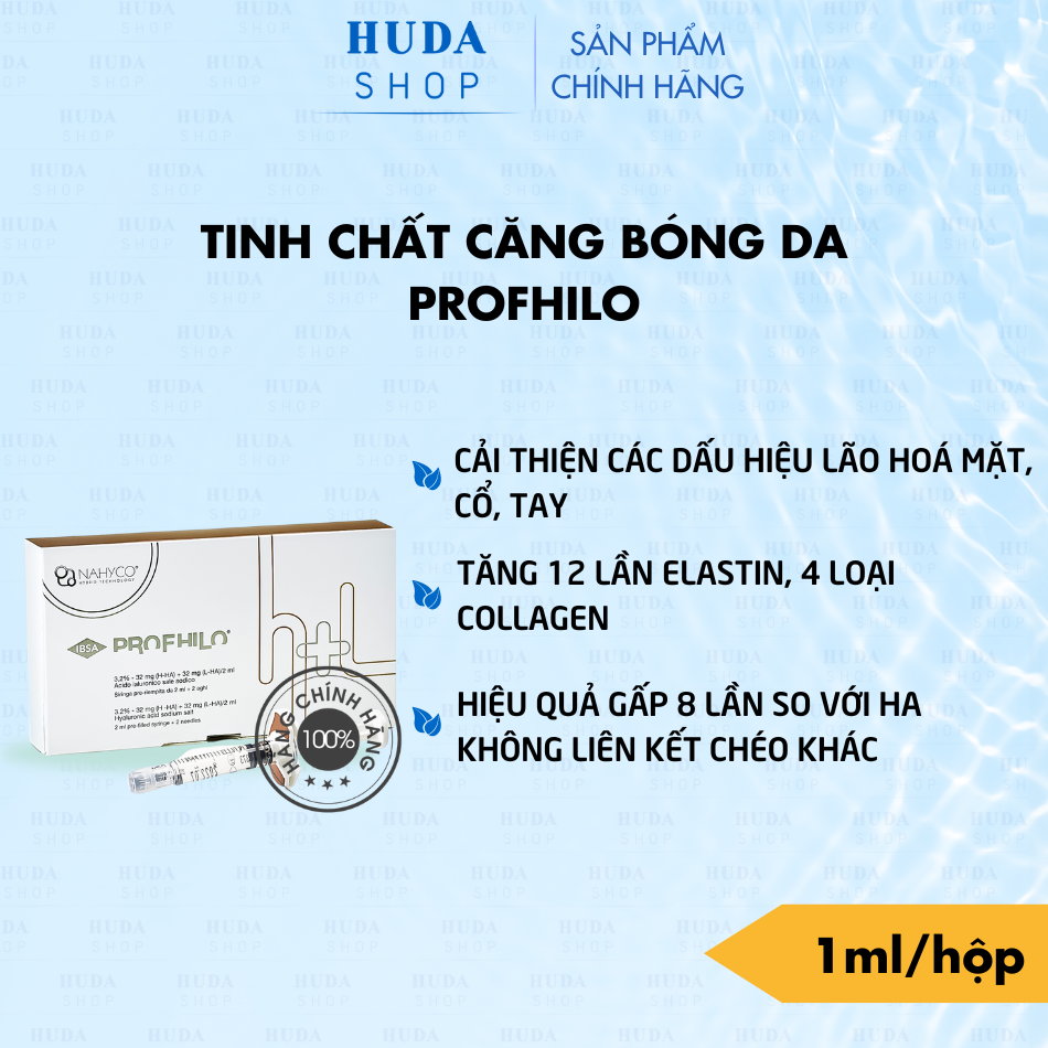 Tiêm trẻ hóa xoá nhăn Profhilo chính hãng Ý