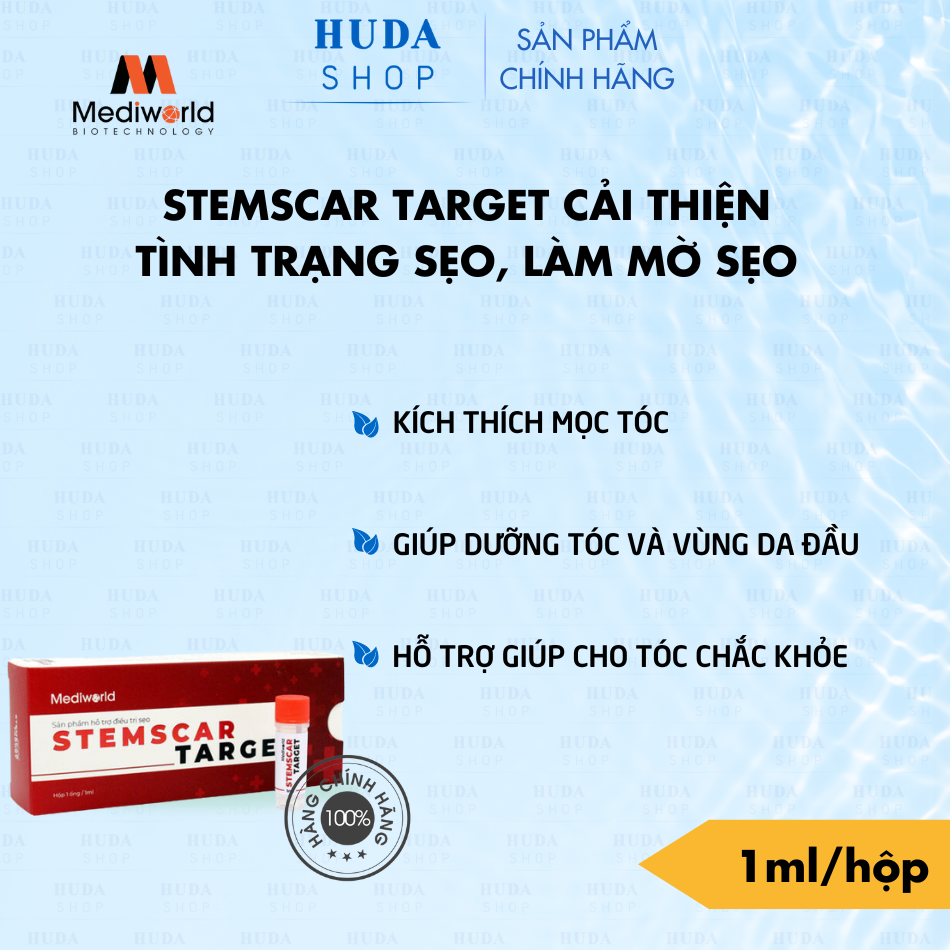 Tinh chất StemScar Target Mediworld đầy sẹo lõm, ức chế sắc tố