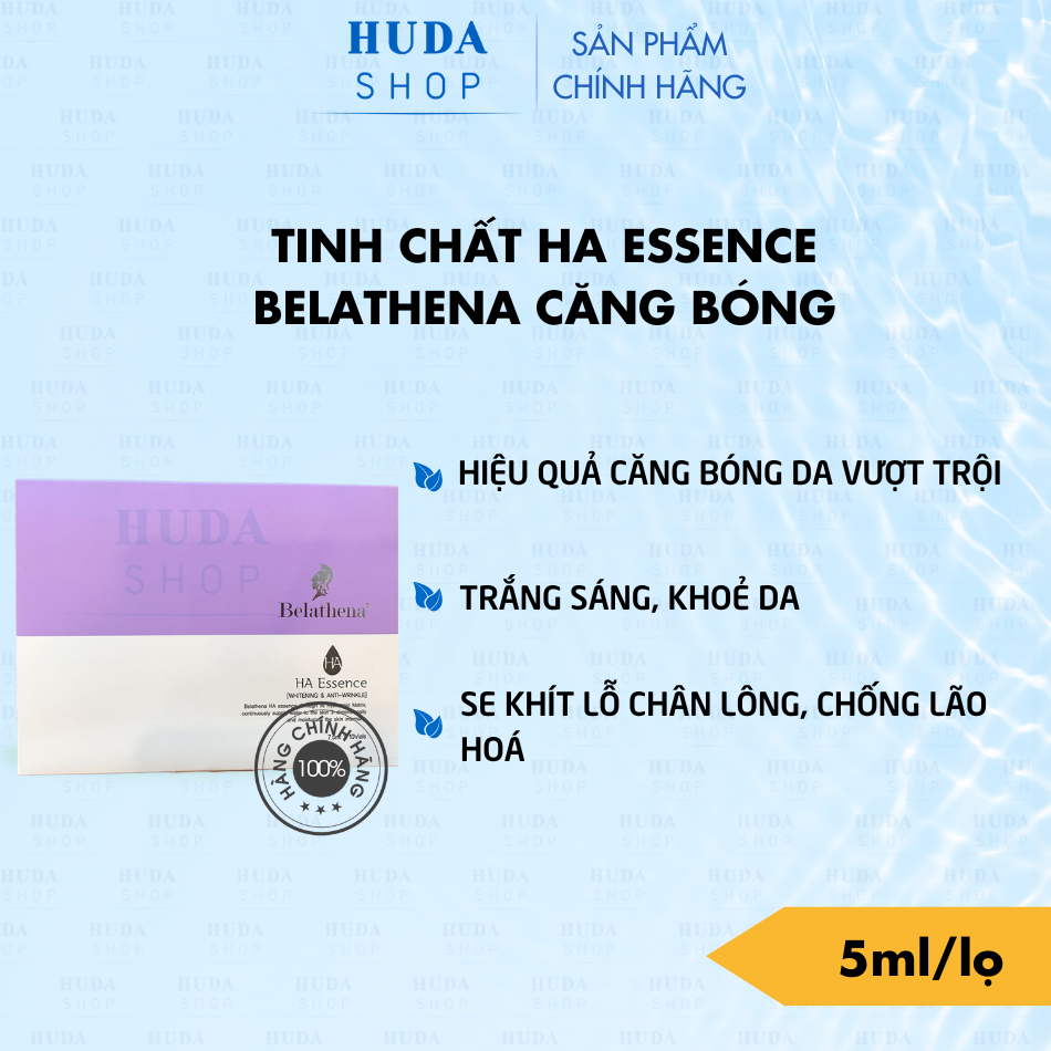 Tinh chất Meso Hyaluronic acid HA Essence Balathena căng bóng, sáng da 7.5ml