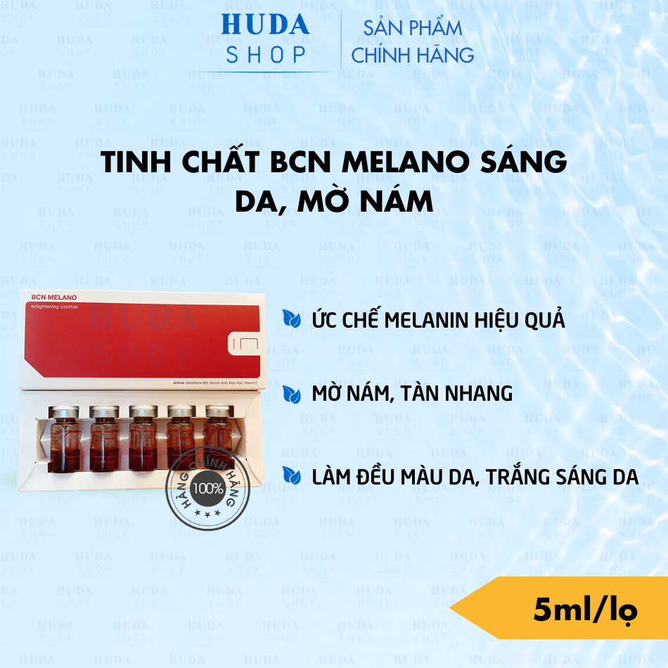 Melano Enlightening Cocktail BCN Tây Ban Nha  - Trị nám, thâm sạm, siêu trắng da