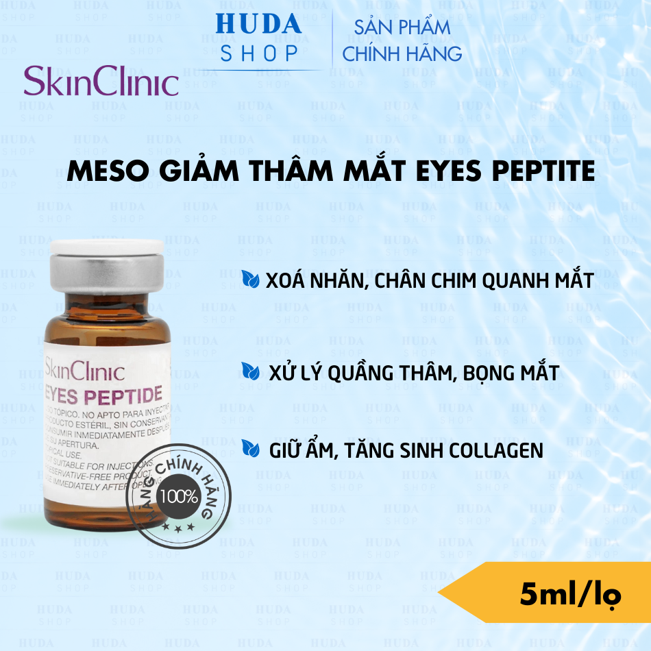 EYES PEPTIDE MESO SKINCLINIC - TINH CHẤT TRẺ HÓA DA VÙNG MẮT, GIẢM QUẦNG THÂM