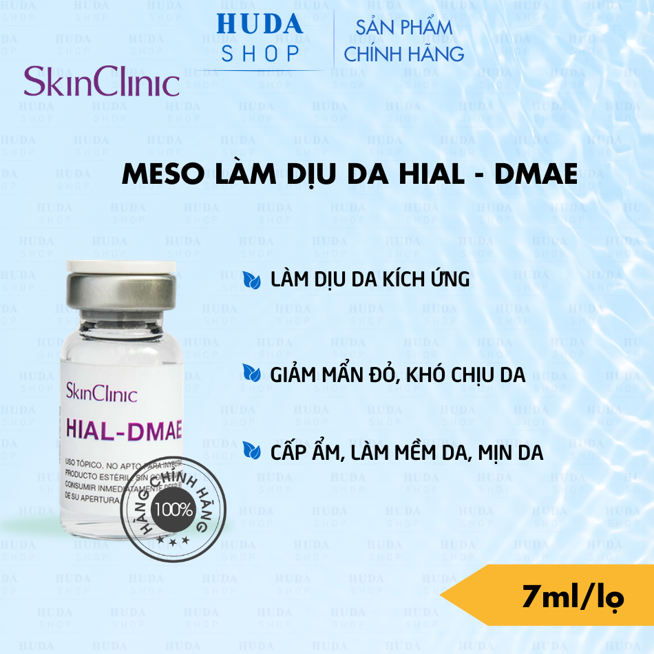 VIT-HIAL MESO SKINCLINIC - TINH CHẤT PHỤC HỒI DA NHẠY CẢM, DA NHIỄM CORTICOID 1 LỌ