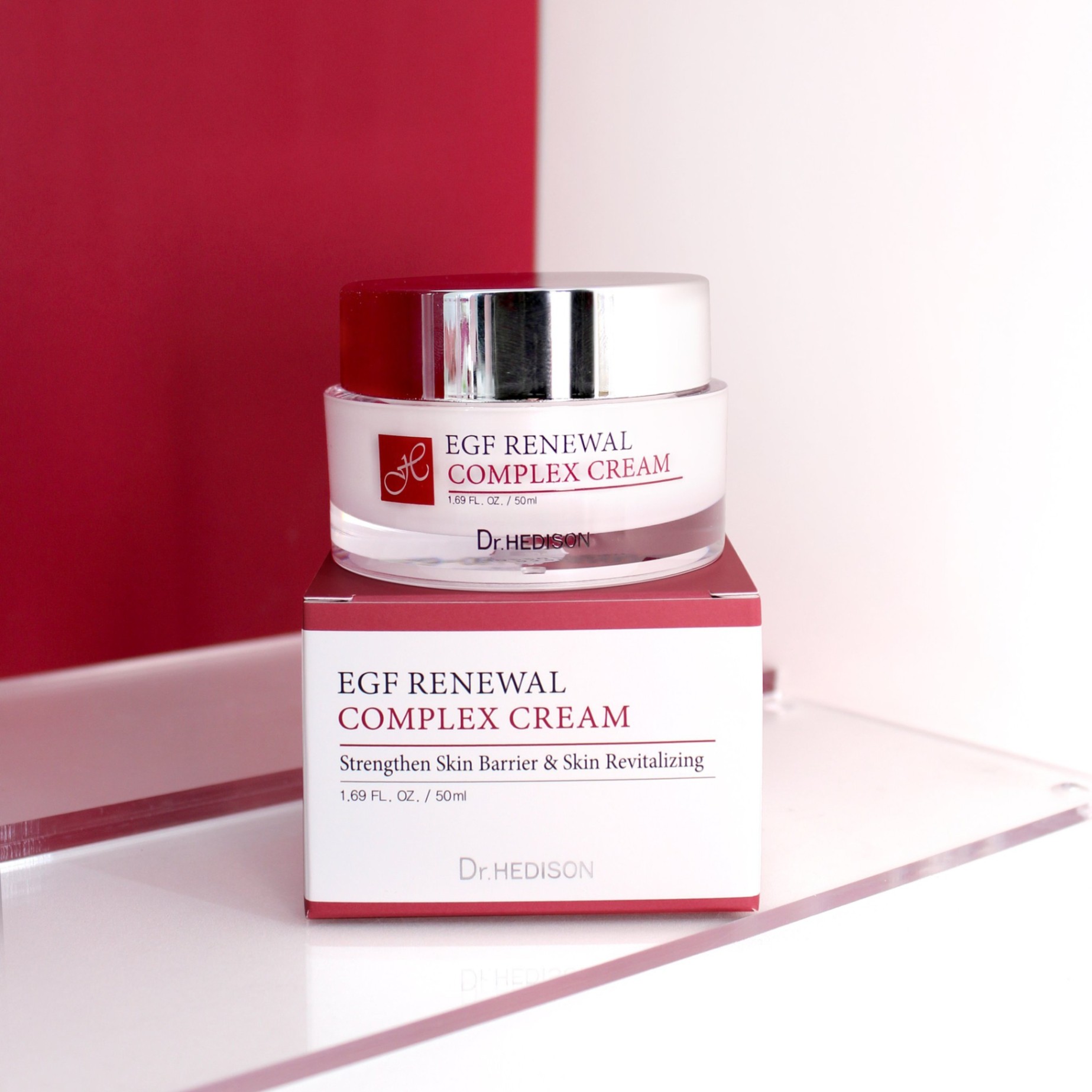 Kem dưỡng tái tạo tế bào gốc EGF Renewal Complex Cream Dr.Hedison 50ml