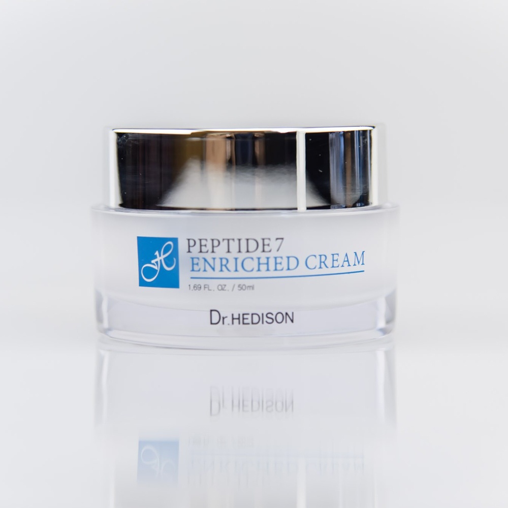 Kem dưỡng giảm nếp nhăn Peptide 7 Enriched Cream Dr.Hedison 50ml