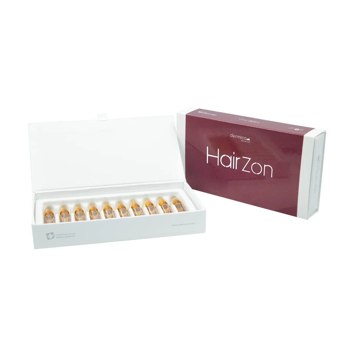 Hairzon - Huyết thanh kích thích mọc tóc, giảm gãy rụng Hộp 10 ống x 2ml