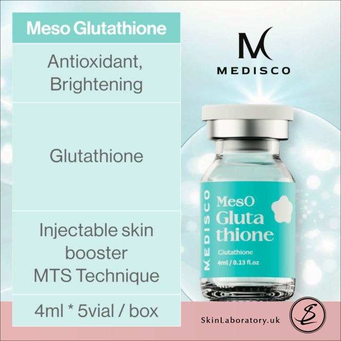 Tinh chất trắng sáng da Medisco Meso Glutathione không buốt 4ml