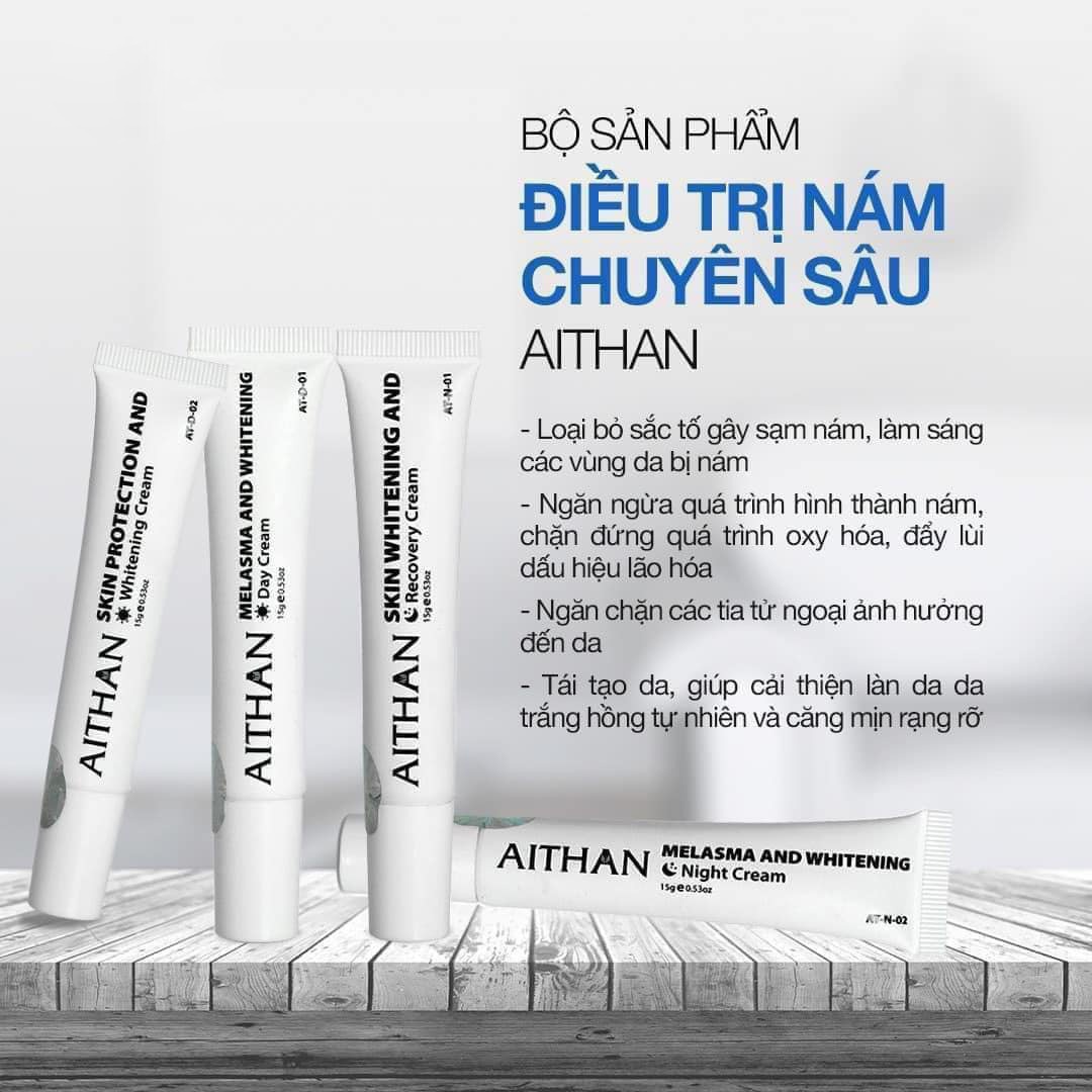 BỘ ĐIỀU TRỊ NÁM CHUYÊN SÂU AITHAN MELASMA AND WHITENING