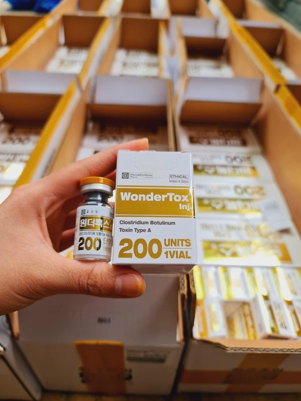 Botox Wondertox 200 Unit Hàn Quốc - Tiêm xóa nhăn thon gọn hàm bắp tay chân