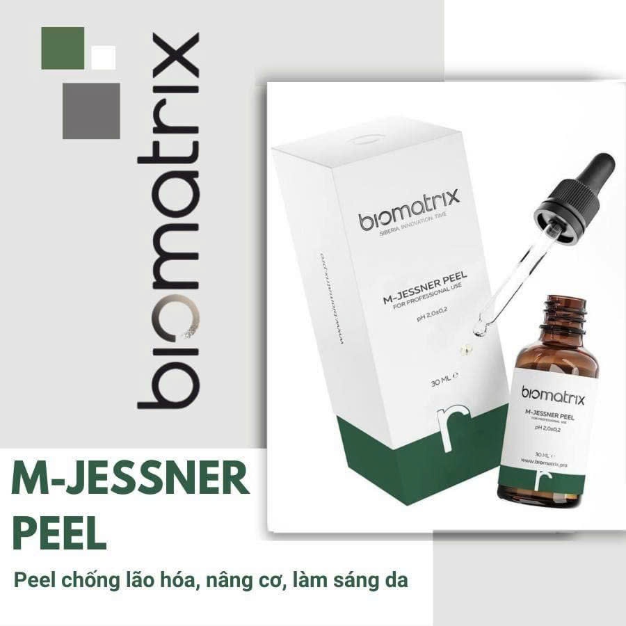 Peel da xử lý mụn ẩn, thâm mụn Biomatrix M-Jessner 30 ml