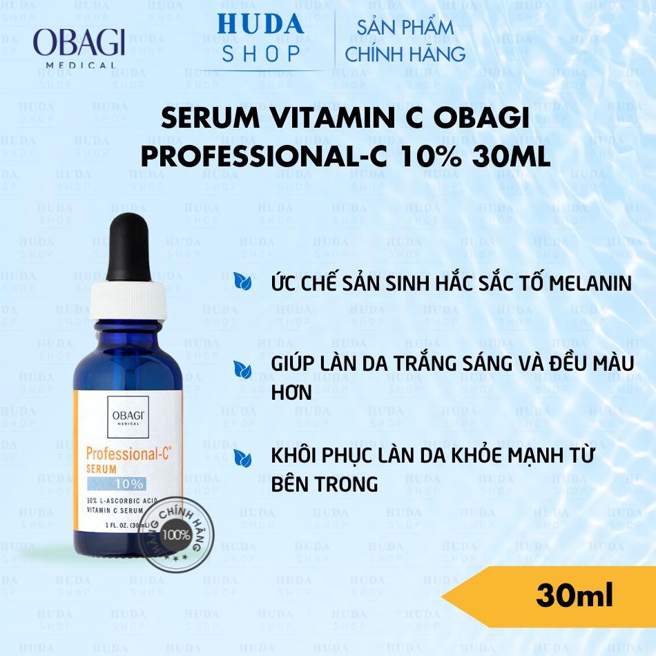 Serum Vitamin C Obagi Professional-C Giúp Sáng Da 10% 30ml