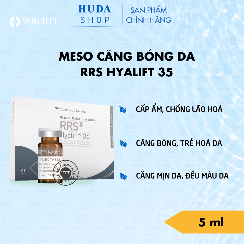 MESO CĂNG BÓNG DA RRS Hyalift 35 SKIN TECH 5ML