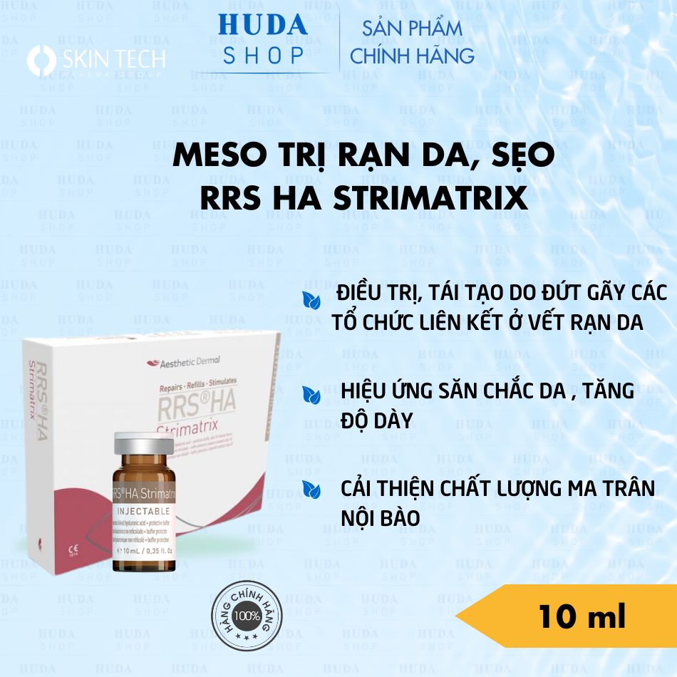 MESO TRỊ RẠN DA, SẸO RRS HA STRIMATRIX SKIN TECH 10ML