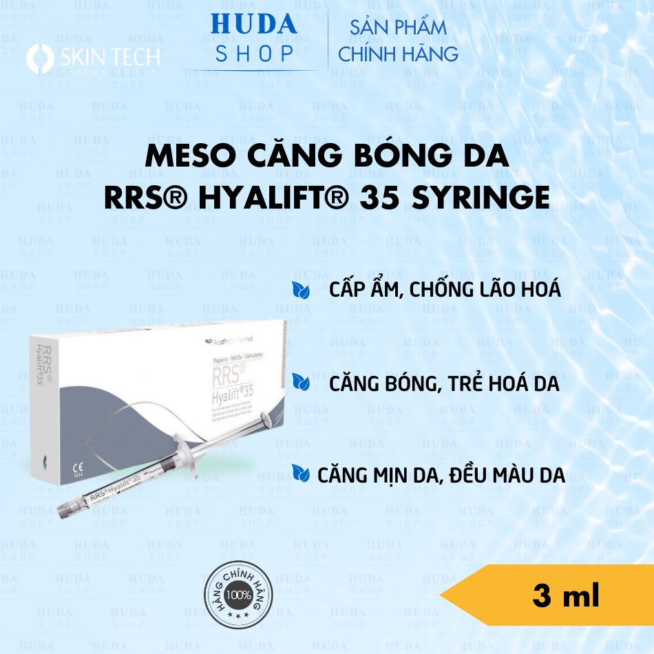 MESO CĂNG BÓNG DA RRS® HYALIFT® 35 SKIN TECH SYRINGE 3ML